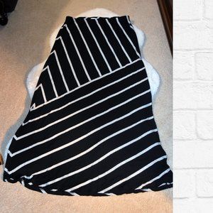 Matty M Long striped skirt